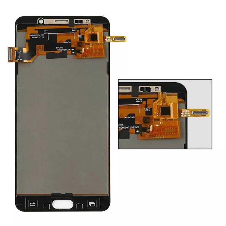 Do Samsung Galaxy Note 5 Tionól Digitizer Scáileán Taispeáin LCD OLED le fráma