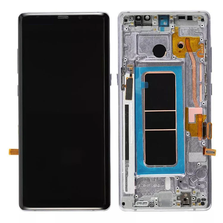 Do Samsung Galaxy Note 8 Tionól Digitizer Scáileán Taispeáin LCD OLED le fráma