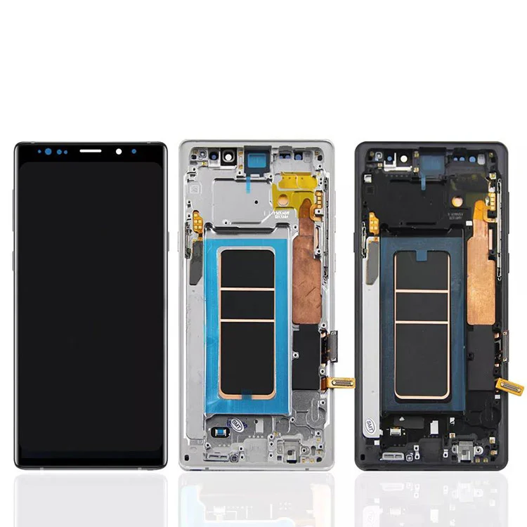 Do Samsung Galaxy Note 9 Tionól Digitizer Scáileán Taispeáin LCD OLED le fráma