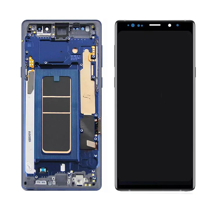 Do Samsung Galaxy Note 9 Tionól Digitizer Scáileán Taispeáin LCD OLED le fráma
