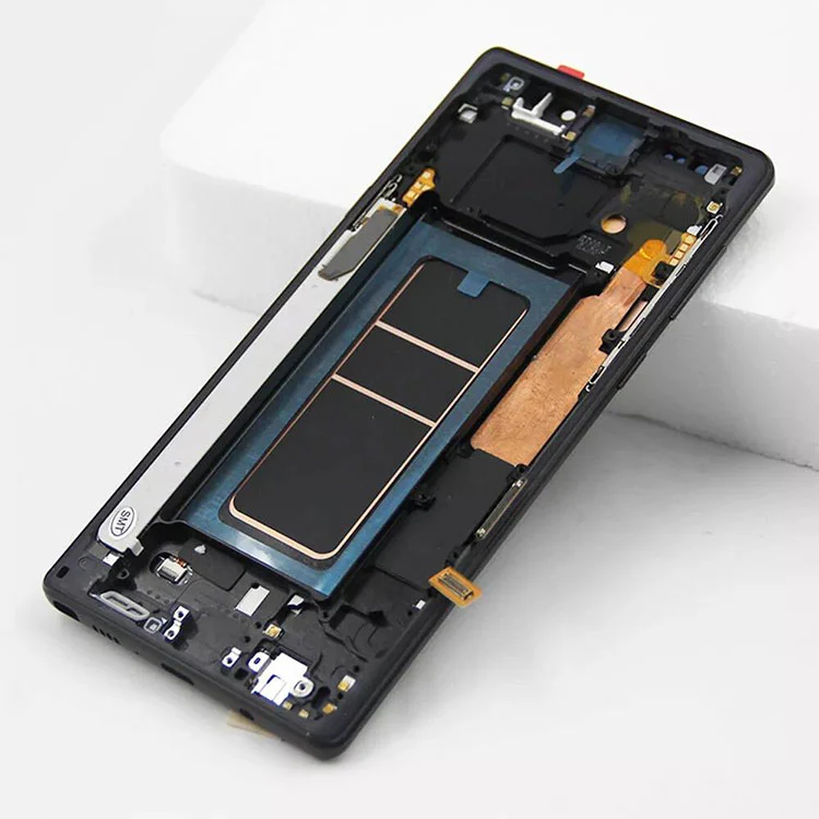 Do Samsung Galaxy Note 9 Tionól Digitizer Scáileán Taispeáin LCD OLED le fráma