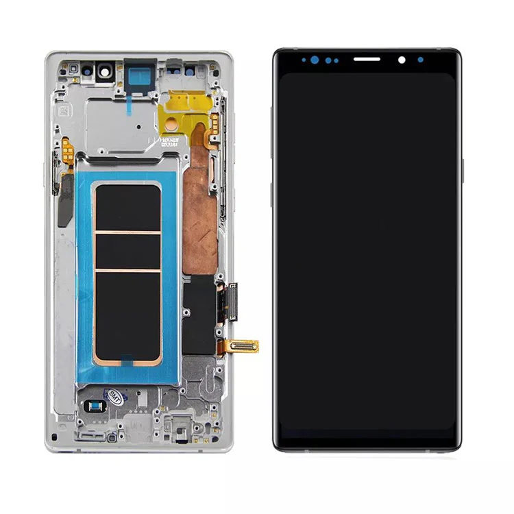 Do Samsung Galaxy Note 9 Tionól Digitizer Scáileán Taispeáin LCD OLED le fráma