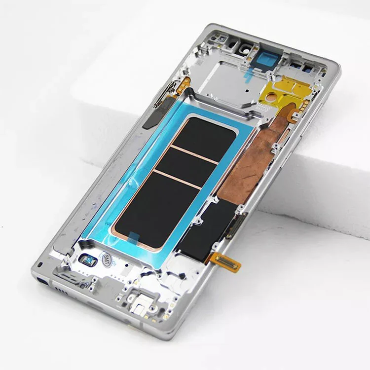 Do Samsung Galaxy Note 9 Tionól Digitizer Scáileán Taispeáin LCD OLED le fráma