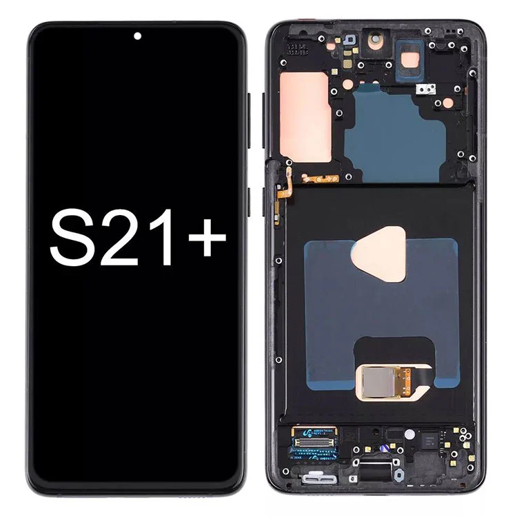 Do Samsung Galaxy S21 Plus Athsholáthar Tionóil Scáileáin Tadhall Taispeáin LCD
